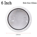 4 Inch 6 Inch ABS Access Hatch Round Inspection Hatch Cover for  Marine Boat & RV Black/White/Transparent Anti-Corrosive - KiwisLove