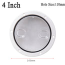 4 Inch 6 Inch ABS Access Hatch Round Inspection Hatch Cover for  Marine Boat & RV Black/White/Transparent Anti-Corrosive - KiwisLove