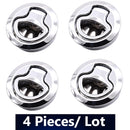 Boat Deck Hatches Flush Boat Latchs For Marine Boat Yatch Ship RV Round Deck Locker Flush Mount Latch Marine Hardware Accessory - KiwisLove
