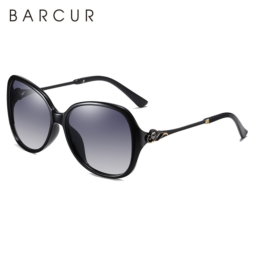 BARCUR Photochromic Sunglasses Women Polarized Round Sun Glasses Lady Eyewear UV400 - KiwisLove