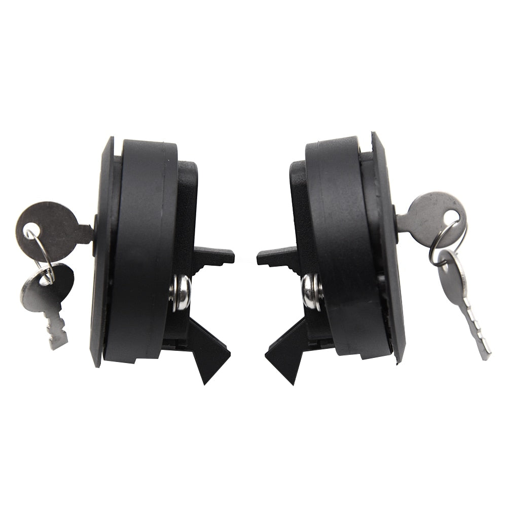 Boat Accessories Marine 10PCS Black Round Flush Mount Hatch Slam Latch Hatch 2inch With Keys For boats RV Yacht - KiwisLove