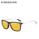 KINGSEVEN Polarized Women Night vision Sunglasses For Men Yellow Lens Vintage Square Male Female  Sun Glasses High quality - KiwisLove