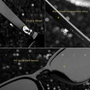 VEITHDIA Sunglasses Unisex Aluminum+TR90 Men's Photochromic Mirror Sun Glasses Eyewear Accessories Fashion For Men Women 6116 - KiwisLove