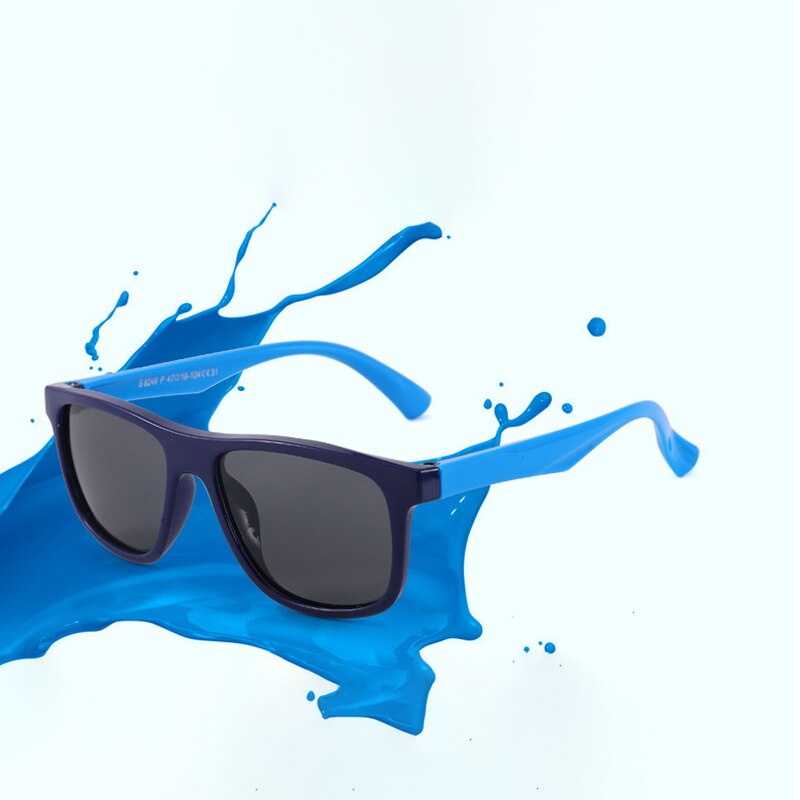 Children's Sun Glasses Polarized Lens Classic Sunglasses For Kids Babies Boy Girl Cute UV400 Protection Vintage Eyewear 8249 - KiwisLove