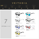 VEITHDIA Sunglasses Unisex Aluminum+TR90 Men's Photochromic Mirror Sun Glasses Eyewear Accessories Fashion For Men Women 6116 - KiwisLove
