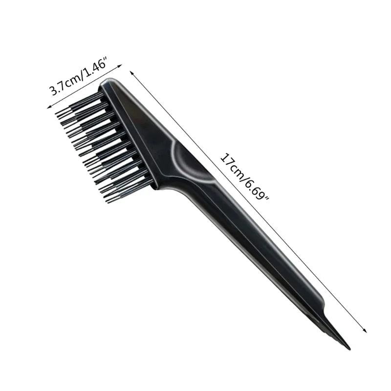 1Pc Comb Hair Brush Cleaner Remover Handle Embeded Hook Cleanup Removing Hair Dust Tool 2-in-1 Hair Brush Cleaning Tool - KiwisLove