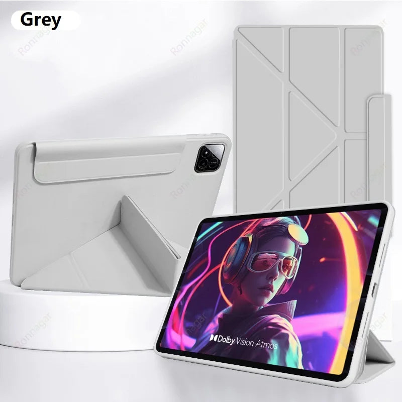 Y folding Funda for Xiaomi Mi Pad 8 11.2 Case 2025 for XiaoMI 6 5 11inch for Redmi Pad 2 SE 11 12.1 Auto Wake/Sleep Stand Cover