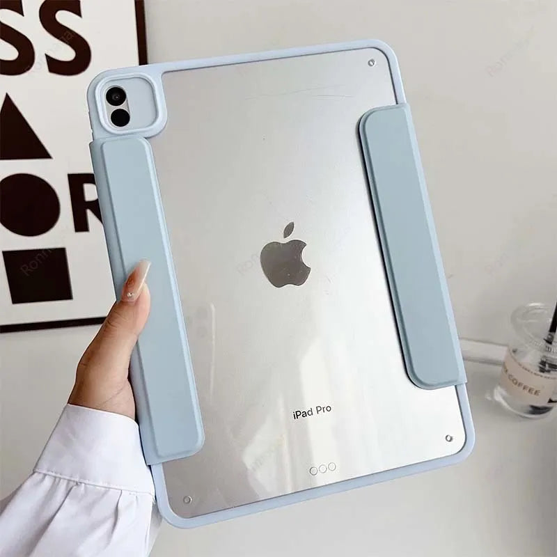 For 2025 iPad 11th A16 Case Removable Magnetic Air11 13 Pro11 Pro12.9 Pro13 M2 M4 10th 9th 10.2'' 10.9'' Air4 5 Air3 Pro10.5 9.7