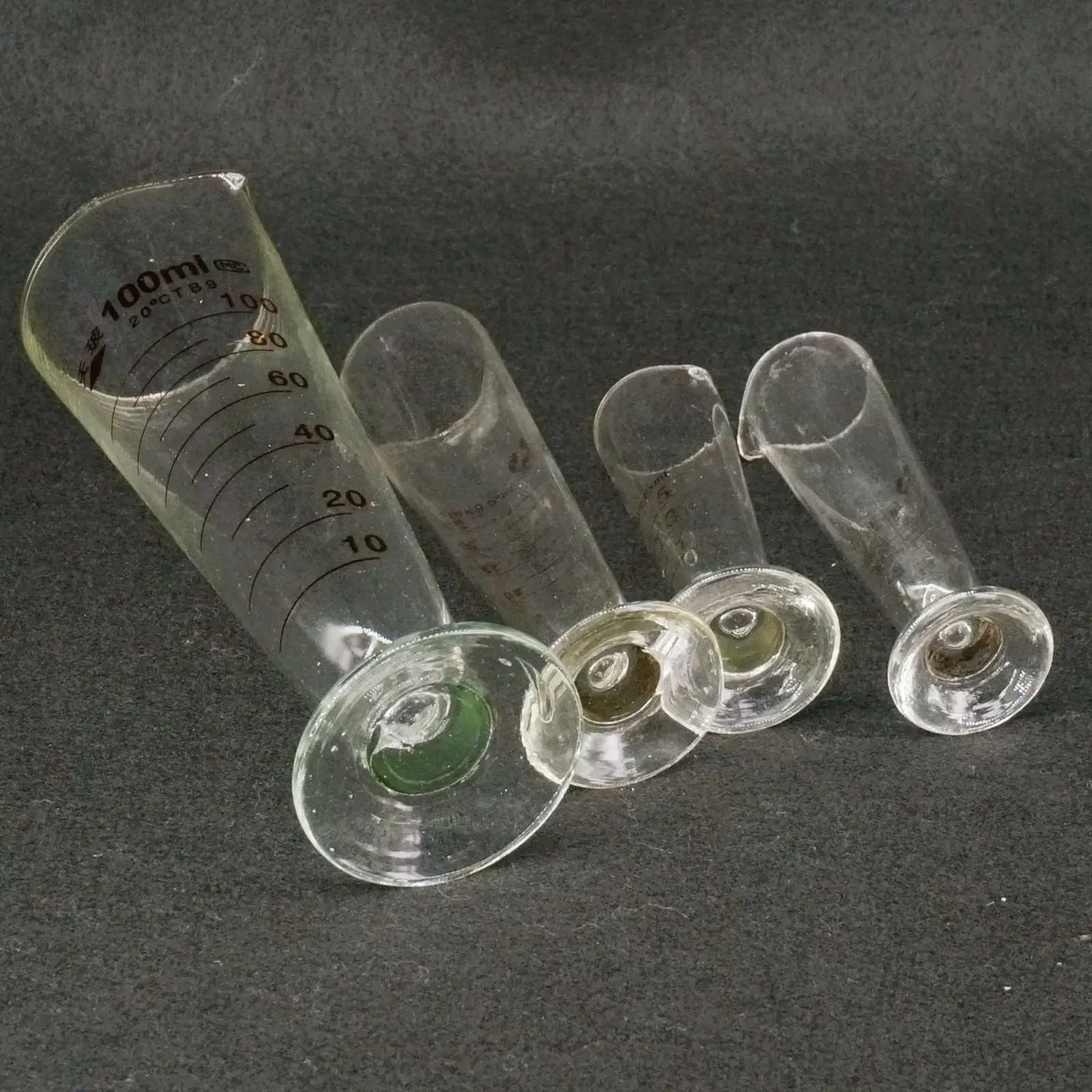 5/10/20/50/100/1000ml Lab Glass Footed Apothecary Measuring Cone Beaker Conical - KiwisLove