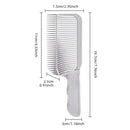 1pcs Hair Combs Blending Fades Comb Men Styling Arc Flat Comb Supplies Utility  Positioning Get A Haircut Styling Tools - KiwisLove