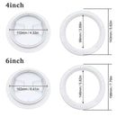 4 Inch 6 Inch ABS Access Hatch Round Inspection Hatch Cover for  Marine Boat & RV Black/White/Transparent Anti-Corrosive - KiwisLove