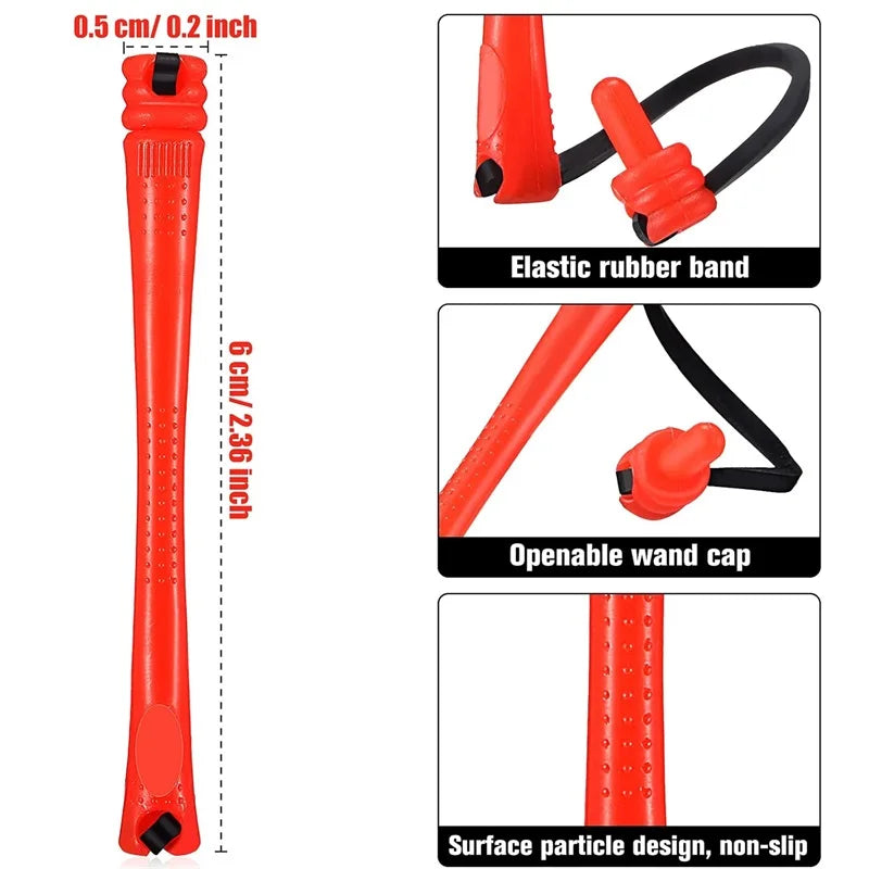 60 Pieces Of Perm Curling Rods Curling Irons Plastic Cold Wave Rods Perming Rods Curling Irons Hair Styling Tools 0.2 Inch Red - KiwisLove