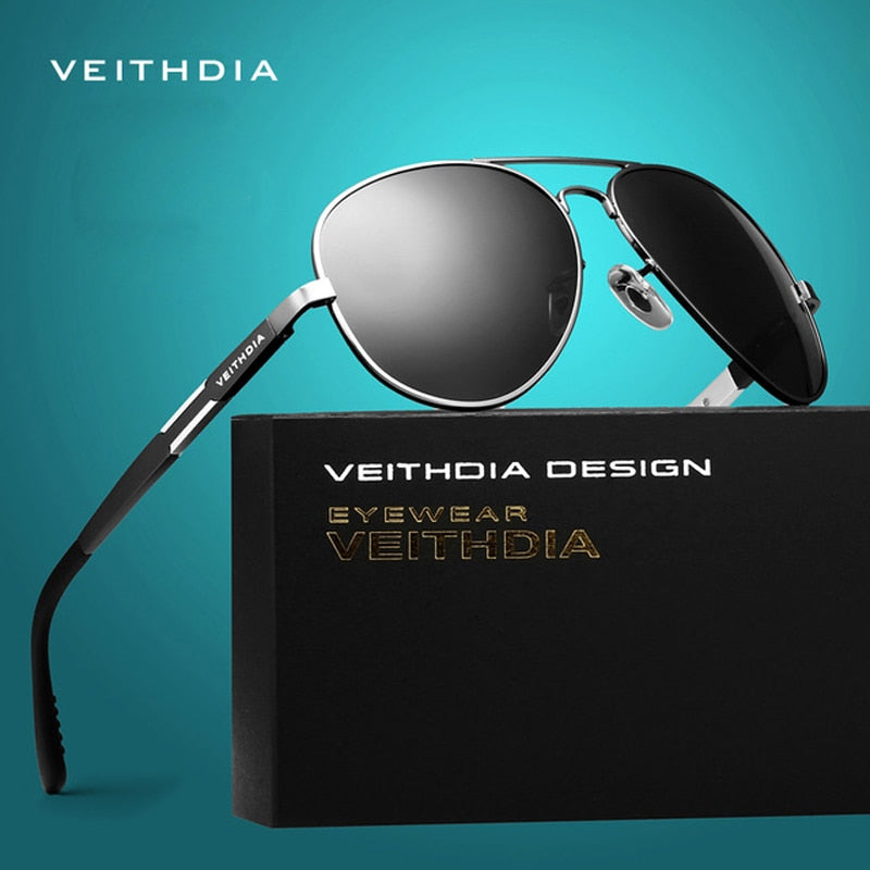 VEITHDIA Sunglasses Men Aluminum Fashion Outdoor Polarized UV400 Women Sun Glasses Accessories Eyewear Male For Female 6695 - KiwisLove