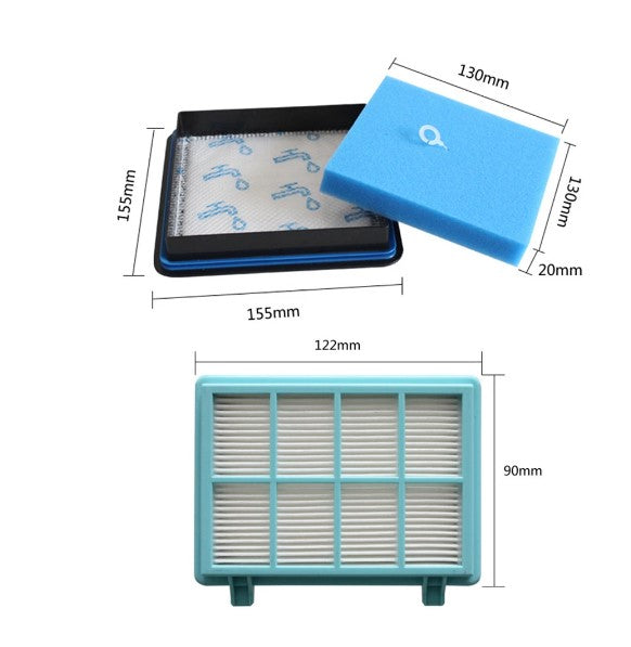 Vacuum Cleaner Foam Filter kit for Philips FC9331/09 FC9332/09 FC8010/01 - KiwisLove