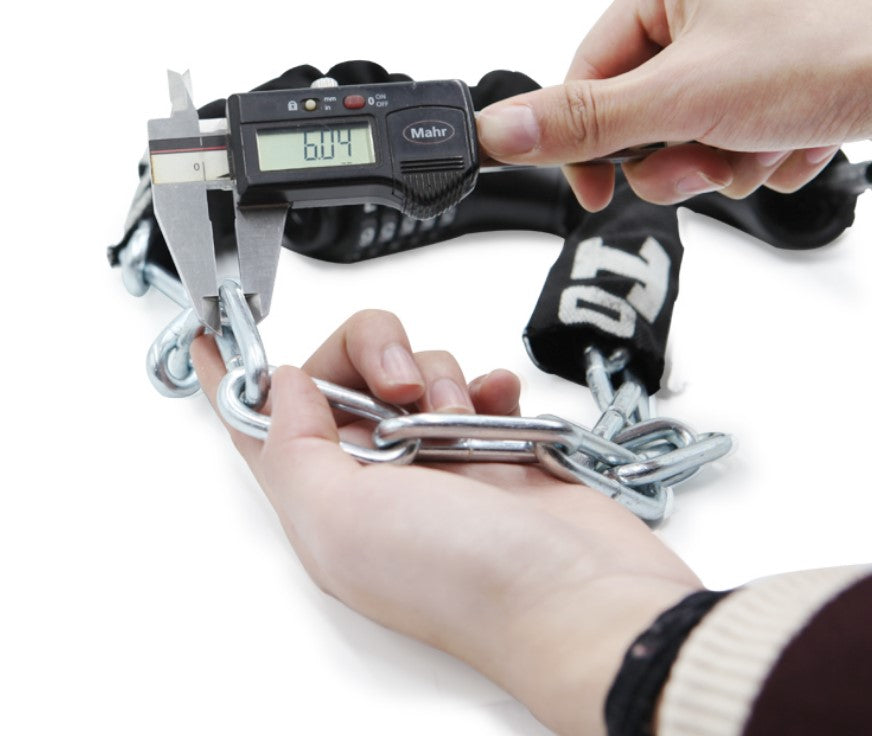 Tonyon 5-Digital Password Steel Chain Lock Anti Theft Bicycle Motorcycle - KiwisLove