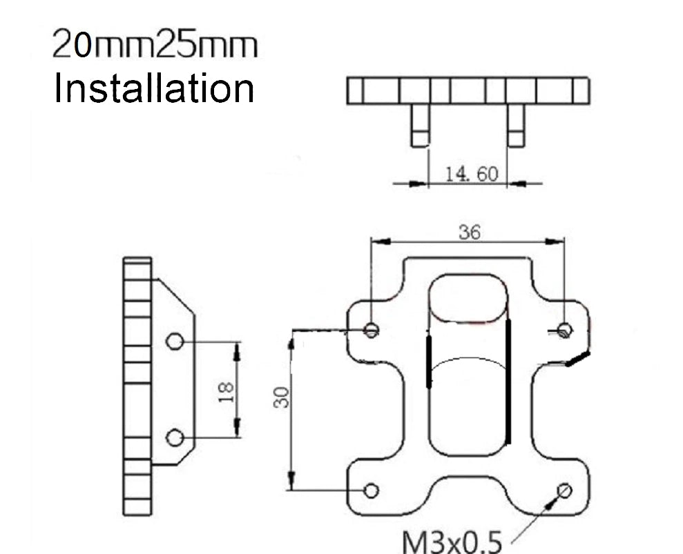 20 Degree Tilt Landing Gear Fixed Base Tripod Connection Seat f RC FPV Quadcopter UAV Plant Protection DIY - KiwisLove
