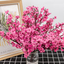 Silk Gypsophila Artificial Flowers for Decoration Home Plastic Stem Bride Wedding Bouquet Mariage Cherry Blossom Fake Flower DIY - KiwisLove
