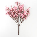 Silk Gypsophila Artificial Flowers for Decoration Home Plastic Stem Bride Wedding Bouquet Mariage Cherry Blossom Fake Flower DIY - KiwisLove
