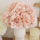 5pcs Beautiful Artificial Peony Flowers High Quality White Bouquet Wedding Home Table Decor Fake Flowers Christmas Arrangement - KiwisLove