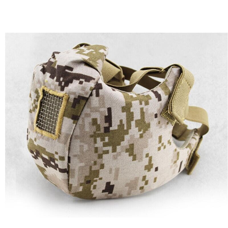Tactical Mask Half Face Protection Airsoft Half Face Masks Using For Protecting CS Cycling Hunting Sports Mask - KiwisLove