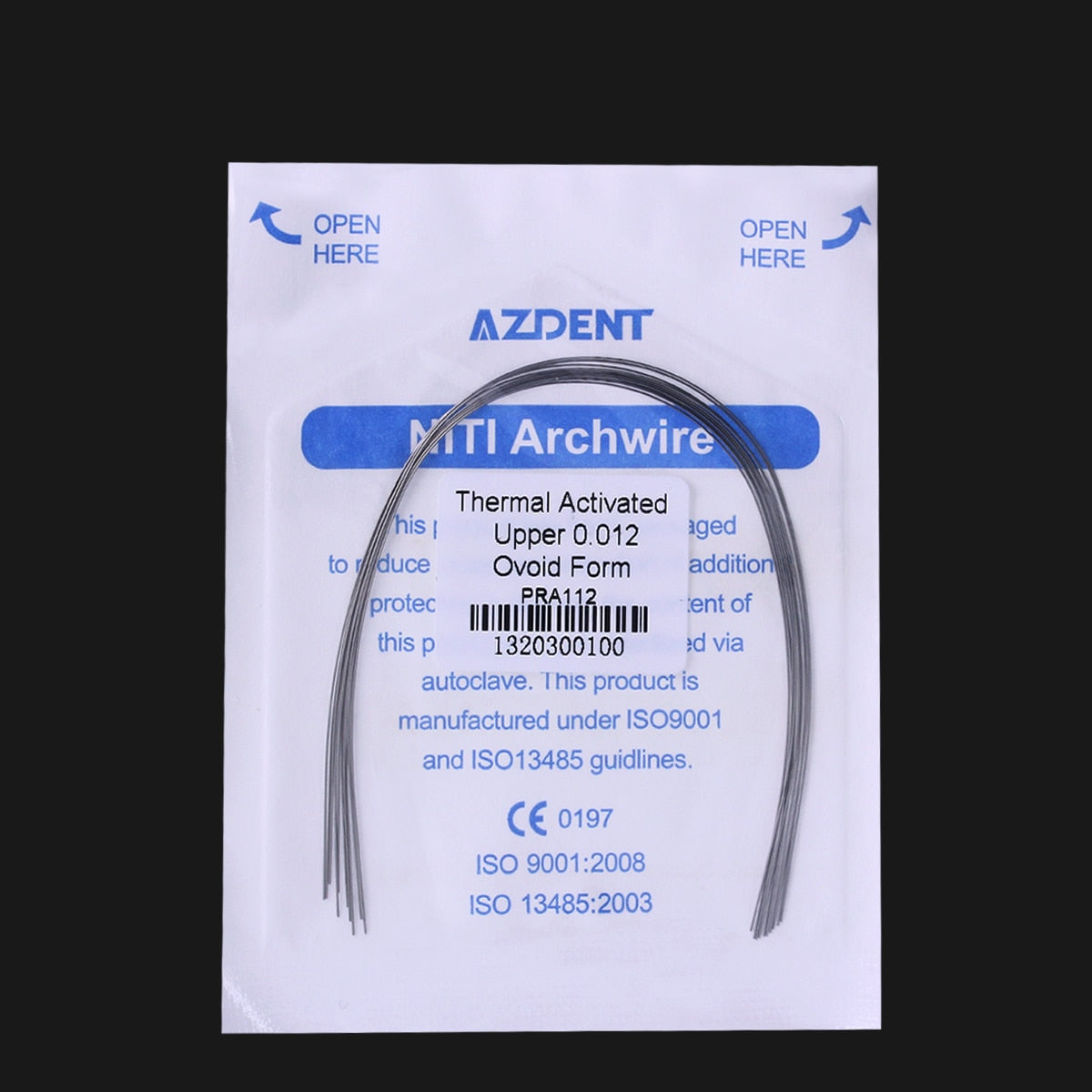 AZDENT 10Pcs/Pack Dental Niti Thermal Activated Round Arch Wire Oval Form Orthodontic Archwire Lower/Upper - KiwisLove
