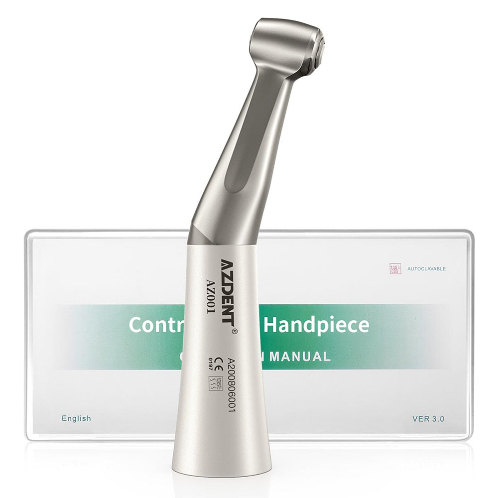 Dental Low Speed Contra Angle Handpiece 20,000rpm Push Button 1:1 Direct Drive Gear Ratio Apply for CA Burs ø2.35mm - KiwisLove