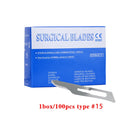 100pcs Scalpel Blades  Dental medical Surgical Scalpel Blades Sterilized - KiwisLove