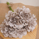5pcs Beautiful Artificial Peony Flowers High Quality White Bouquet Wedding Home Table Decor Fake Flowers Christmas Arrangement - KiwisLove