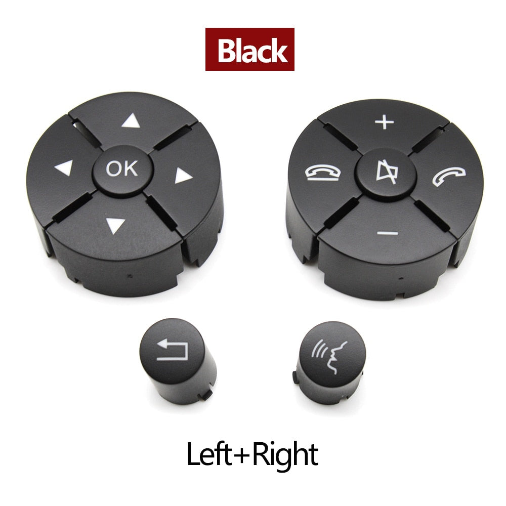 Left Right Car Steering Wheel Switch Control Button Trim Cover Repair Kit For Mercedes Benz C Class W204 GLK X204 E Class W212 - KiwisLove