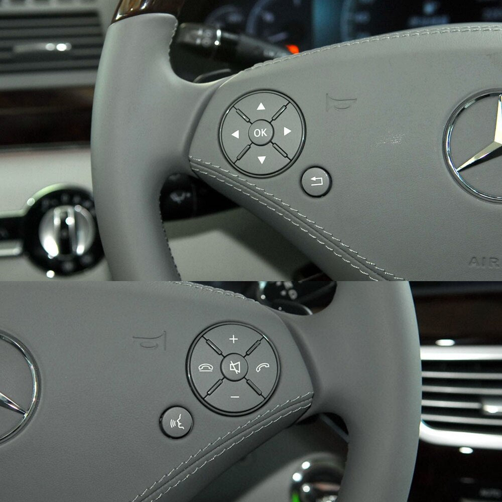 Interior Car Accessories W221 Steering Wheel Push Button Switch Keys Replacement For Mercedes Benz S CL Class W221 W216 - KiwisLove