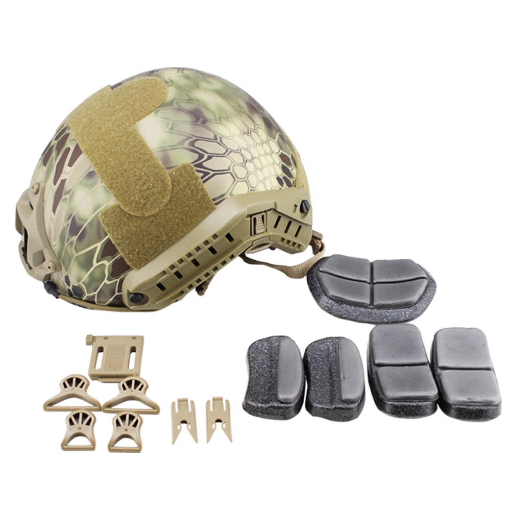 Tactical Military Helmet Airsoft Protective Paintball Wargame Helmets Army FAST MH Helmet 54 - 62 cm - KiwisLove