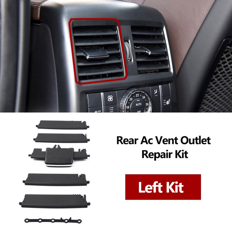 Front Left Right Air Conditioner Chromed AC Vent Grille Outlet Cover Replacement For Mercedes Benz W166 W292 ML GL GLE GLS Class - KiwisLove