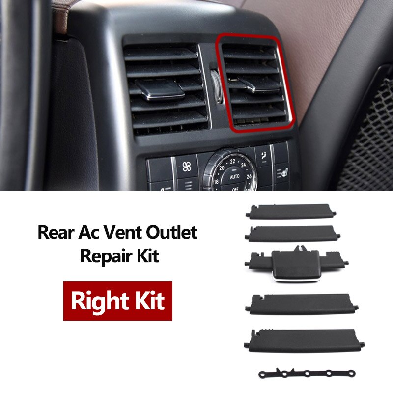 Front Left Right Air Conditioner Chromed AC Vent Grille Outlet Cover Replacement For Mercedes Benz W166 W292 ML GL GLE GLS Class - KiwisLove