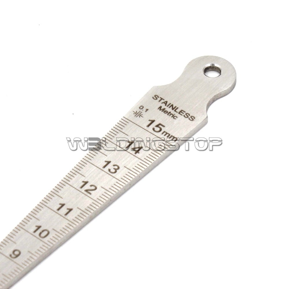 Welding Taper Gauge slot width, gap hole size gage metric & inch, 2.7mm thickness stainless plate measuring tool - KiwisLove