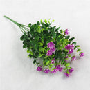Artificial Flowers Outdoor Plant Shrubs Boxwood Plastic Leaves Fake Bushes Greenery Window Home Yard Garden Wedding Decor A10240 - KiwisLove