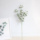 Artificial Leaves Branch Retro Green Silk Eucalyptus Leaf for Home Decor Wedding Plants Faux Fabric Foliage Room Decoration 68CM - KiwisLove