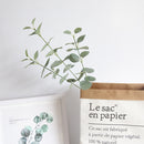 Artificial Leaves Branch Retro Green Silk Eucalyptus Leaf for Home Decor Wedding Plants Faux Fabric Foliage Room Decoration 68CM - KiwisLove
