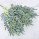 artificial leaves bouquet fake willow jungle wedding backdrop decoration christmas faux foliage vine party home decor plant Xmas - KiwisLove