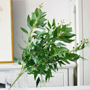 artificial leaves bouquet fake willow jungle wedding backdrop decoration christmas faux foliage vine party home decor plant Xmas - KiwisLove