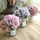 5pcs white artificial silk peony big flowers head for wedding decoration fake flowers bouquet for home decorative faux flower - KiwisLove