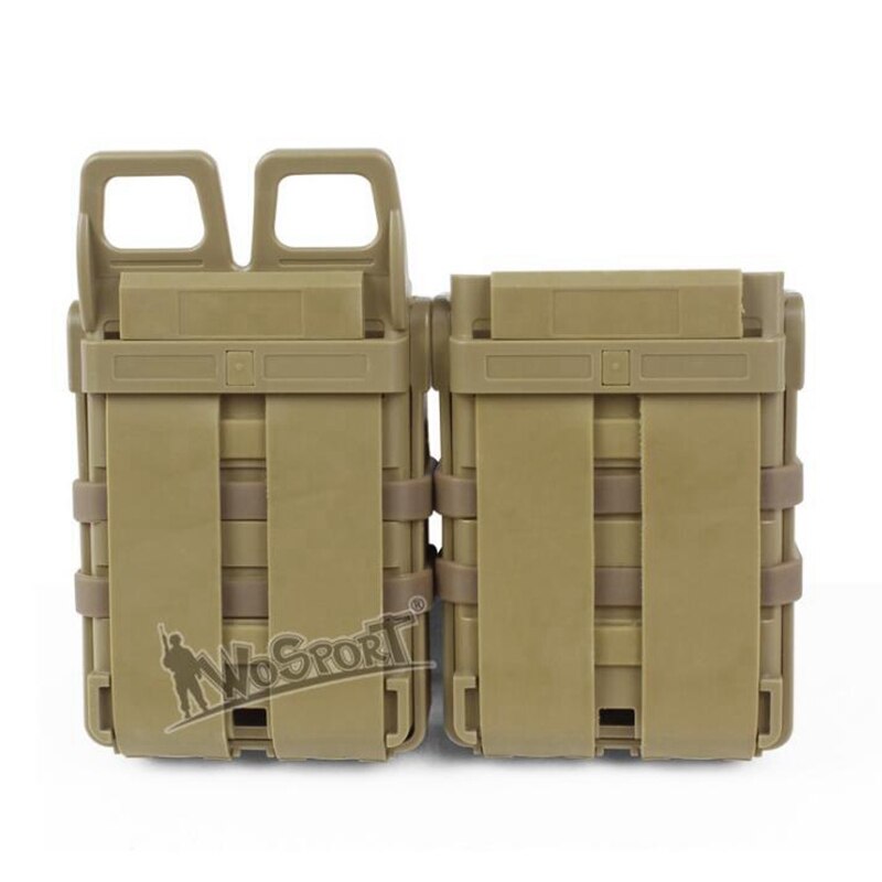 Tactical FastMag Fast Double 5.56 Magazine Holster Pouch Set For MOLLE System - KiwisLove