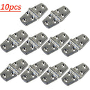 10PCS High Quality Stainless Steel 316 Boat Strap Hinge 6 Holes Deck Door Hatch Locker Strap Hinge FOR Marine Hardware 38*76mm - KiwisLove