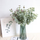 Artificial Leaves Branch Retro Green Silk Eucalyptus Leaf for Home Decor Wedding Plants Faux Fabric Foliage Room Decoration 68CM - KiwisLove