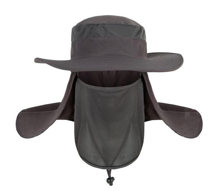 2022 Outdoor UV Protection Face Neck Flap Sun fishing hat Mask Headband Fishing equipment Fishing Sun Rain Anti-mosquito Hat - KiwisLove