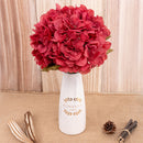 artificial flowers hydrangea branch home wedding decor autum silk plastic flower high quality fake flower party room decoration - KiwisLove