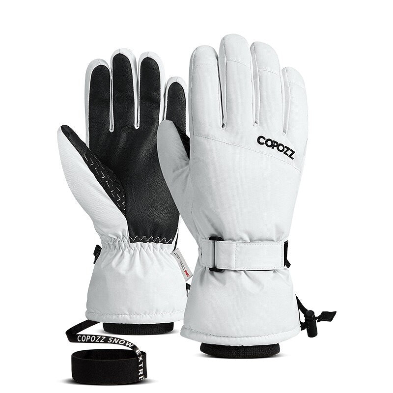 COPOZZ Men Women Ski Gloves Ultralight Waterproof Winter Warm Gloves Snowboard Gloves Motorcycle Riding Snow Windproof Gloves - KiwisLove