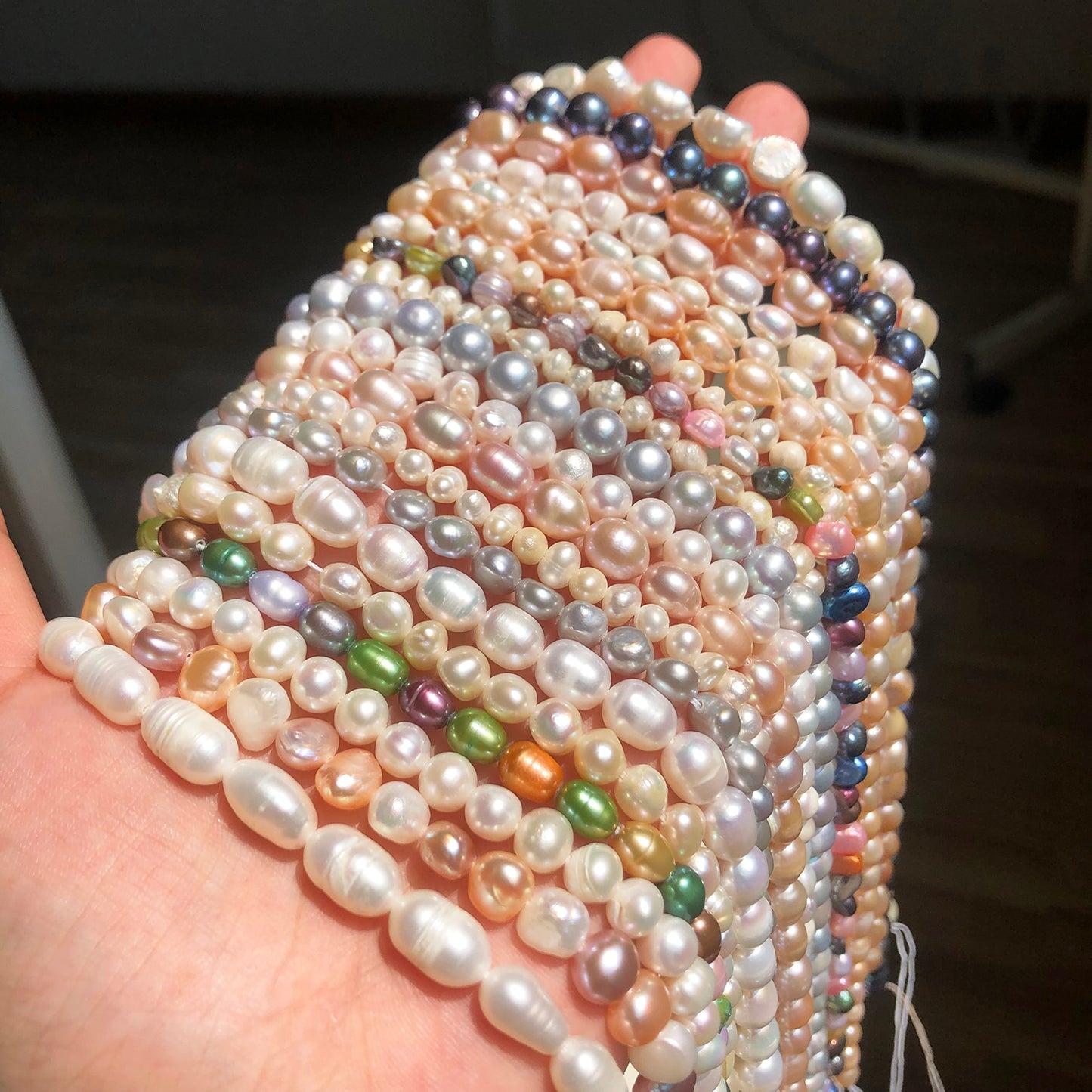 Real Natural Freshwater Pearl Irregular Cultured Small Pearls Punch Beads For Jewelry Making Diy Women's Necklace Bracelet - KiwisLove