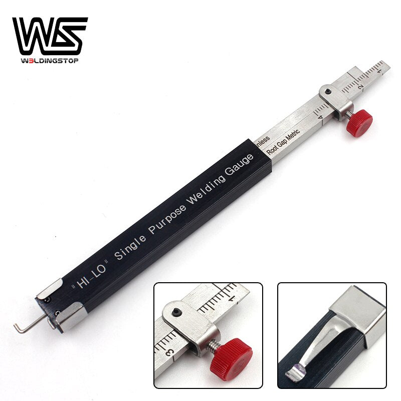 Internal single purpose HI-LO Small Height Gauge welding gage Ruler Root gap in METRIC - KiwisLove