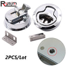 RV Car Flush Pull Slam Latch Hatchs Marine Boat Stainless Steel Deck Hatches Locking Locker Lift Slam Latch for RV Yacht Boat - KiwisLove