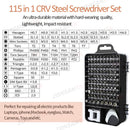 ZONSANTA 115 in 1 Precision Screwdriver Set Magnetic Screw Driver Bit Set Phillips Torx Hex Phone Repair Device Hand Tools Kit - KiwisLove